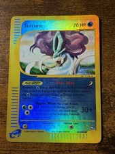 Pokemon TCG Suicune Reverse Holo Rare Aquapolis 2002 Card 37/147 E Reader picture