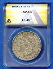 1880 O ANACS EF40 Morgan Silver Dollar $1 US Mint Rare Key Date 1880-O XF-40 picture