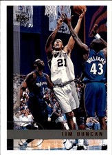 1997-98 Topps Tim Duncan #115 San Antonio Spurs RC Rookie Card Hall of Fame picture