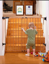 Babelio Boundless 171 Wood Adjustable Baby Gate 32-39
