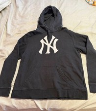Black Yankee pullover hooded Sweatshirt Fanatics Men's Large picture