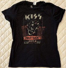 Vintage Kiss 1974 First Tour T Shirt, Small picture