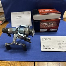 VINTAGE Shimano Spirex 2500RG Spinning Reel NEW OLD STOCK NIB Paperwork Mint picture