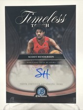 2025-26 Bowman - Timeless Touch Signatures Scoot Henderson #TTA-SH (AU) picture