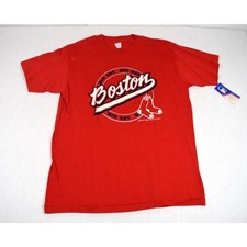 Vintage 80s Boston Red Sox  MLB T-Shirt Champion Mens M Made USA NWT 1987 picture