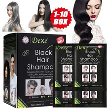 10-100x DEXE Black Hair Shampoo Natural Instant 5-Min Hair Color Dye for Unisex picture