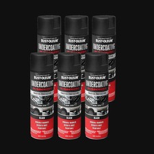 Rust-Oleum 248657-6PK Stops Rust Truck Bed Coating Spray Paint, 15 oz, Black, 6 picture