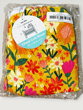 Little Sleepies Sunny Garden Fitted Crib Sheet NWT Retired Floral Bamboo picture