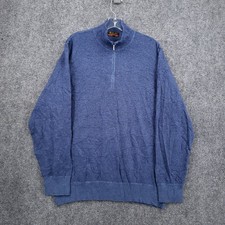 Loro Piana Mens Roadster Pull Light Cashmere XL Extra Large Sweater Blue Casual picture