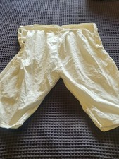 ANTIQUE EDWARDIAN COTTON BLOOMERS SHORTS BUTTON SIDES  SIZE SMALL picture
