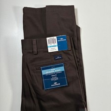 NEW Dockers Original Khaki Pants 31x29 Brown Pleated Classic Fit 404438128 picture