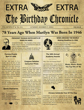 78th Birthday Gifts For Men 78 Year Birthday Gift For Women 1947 Personalized picture
