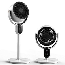 120° Oscillating Standing Fan, 33 inch 2-in-1 Air Circulator W/Remote, 3 Speeds picture