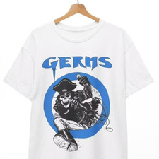 Germs band Germs shirt white T-shirt Unisex All sizes S to 45XL 2F33 picture