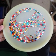 🔴 DOUBLE WONDERBREAD 🔵 Discraft New Mega Glo Zone 173_174 🟡  New Glow N Dark picture