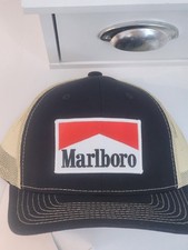 Marlboro Black Gold Mesh Snapback Trucker Hat picture
