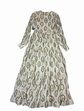 Agua by Agua Bendita Nuez Calado Botanical Linen Maxi Dress picture