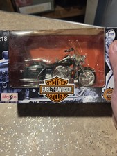 1998 Maisto Harley Davidson FLHR Road King Black 1:18 Scale picture