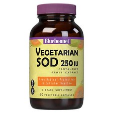 Bluebonnet Super Fruit Vegetarian Sod 250 Iu Cantaloupe Fruit Extract 60 Vcaps picture