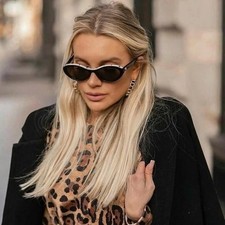 CHANEL CH5416 Beige & Black Acetate Oval Sunglasses Mod：CH5416 Size：57-18-145 picture