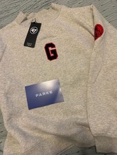 Parke x '47 Georgia Bulldogs Mockneck Sweatshirt Gray New With Tags picture