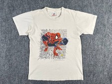 Vintage 1990 Marvel Comics Spider-Man Todd McFarlane T-Shirt Fruit of the Loom M picture