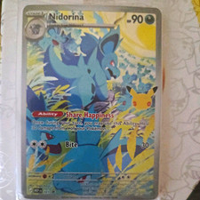 SEALED 30th Anniversary Pokemon TCG Nidorina Promo Pokemon ETB  picture