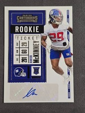 2020 Contenders Xavier McKinney Rookie Ticket Auto Variation RC NY GIANTS picture