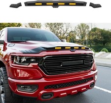 For 2019-2026 Dodge RAM 1500 Hood Protector with LED Light Hood Deflector picture