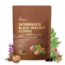 VivoNu Wormwood Black Walnut Cloves – Natural Cleanse & Metabolism, 240 Softgels picture