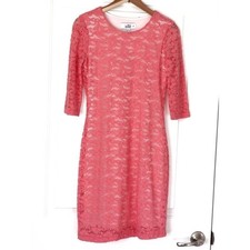 Belle Badgley Mischka crochet overlay dress NWT picture