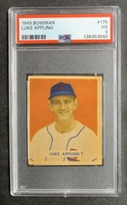 1949 Bowman - #175 Luke Appling - HOF - PSA 3 VG picture