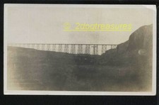 Rp Lethbridge AB Viaduct Alberta Canada RR Railroad Train Bridge Old Real Photo picture