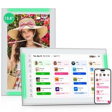 15.6 Inch Digital Calendar Smart Family Planner Google Sync Meal Planning Photo picture