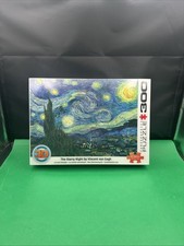 NEW Sealed Eurographics Vincent van Gogh Starry Night 300 Piece 3D Puzzle picture