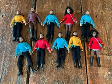 Vintage 1970s Mego 8” Sci-Fi Action Figure Parts/Lot - 10 Dolls - Mixed Characte picture