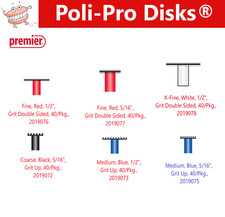 Dental Premier Poli-Pro Disk System Intro Kit: 180 Discs, 4 Mandrels or Discs picture