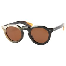 Women Man Glasses Frame Vintage Big Unique Polygon Handmade Horn Eyeglass Frames picture