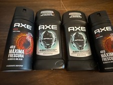 FOUR Axe Antiperspirant 2x Apollo Stick 2x Musk Spray picture