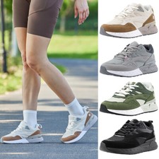 FitVille Women's Extra Wide Walking Shoes Arch Support Comfort Casual Sneakers picture