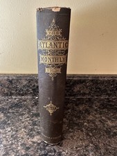 Atlantic Monthly Volumn 20 Bound 1867 Civil War Era James Holmes Whittier picture