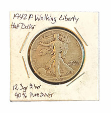1942-P Walking Liberty Half Dollar 50C Business Strike 90% Silver (KM#142) picture