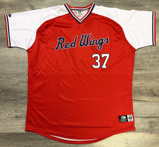 Jackson Kent Game Issued Jersey Rochester Red Wings Throwback #37 Nationals picture