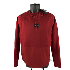 New Balance Football Mens AS Roma Soccer Club Pullover Hoodie Size M NWT Red picture