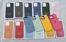 NEW For iPhone 15 Pro 15 Plus 15 Pro Max Original Silicone Case with MagSafe picture