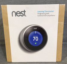 Nest Thermost T200577, 2nd Generation, New in Sealed Box, Stainless Steel picture