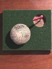 VERY RARE & UNUSUAL SMALL BRAMBLE GIBSON STAR GOLF BALL 1910 picture
