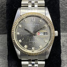 Rare SOLVIL ET TITUS Geneve Automatic Gray Dial Aging Day Date Watch men Vintage picture