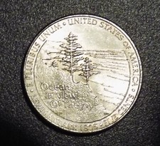 2005-P Jefferson Ocean In View O The Joy Nickel Liberty Coin - Philadelphia 5C picture