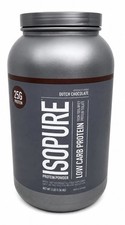 Isopure Low Carb Whey Isolate Protein Powder, 3lbs - Dutch Chocolate, Exp. 10/26 picture